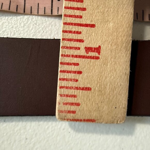 Timberland Leather Belt 38 Dark Brown Classic Everyday - Picture 6 of 6